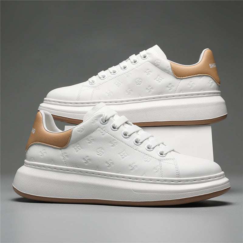 Giày Thể Thao Tăng Chiều Cao - Da Bò - Nam - H050422