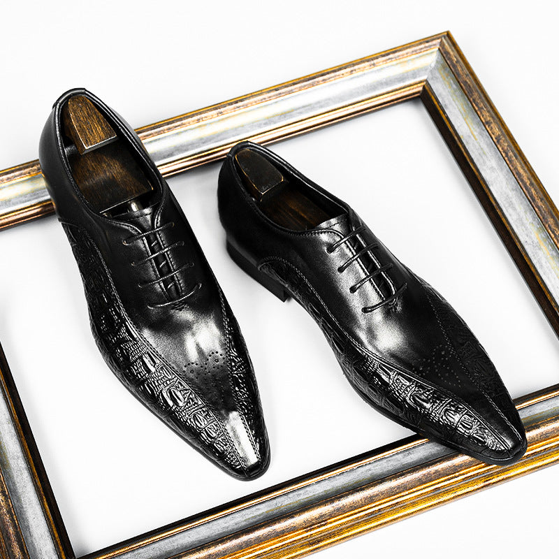 Giày da thoáng khí nam H071706