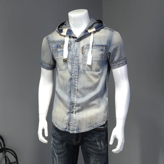 Áo Có Mũ - Ngắn Tay - Nam - H022174