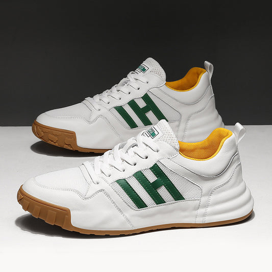 Giày Thể Thao Trắng - Da Bò - Nam - H050439