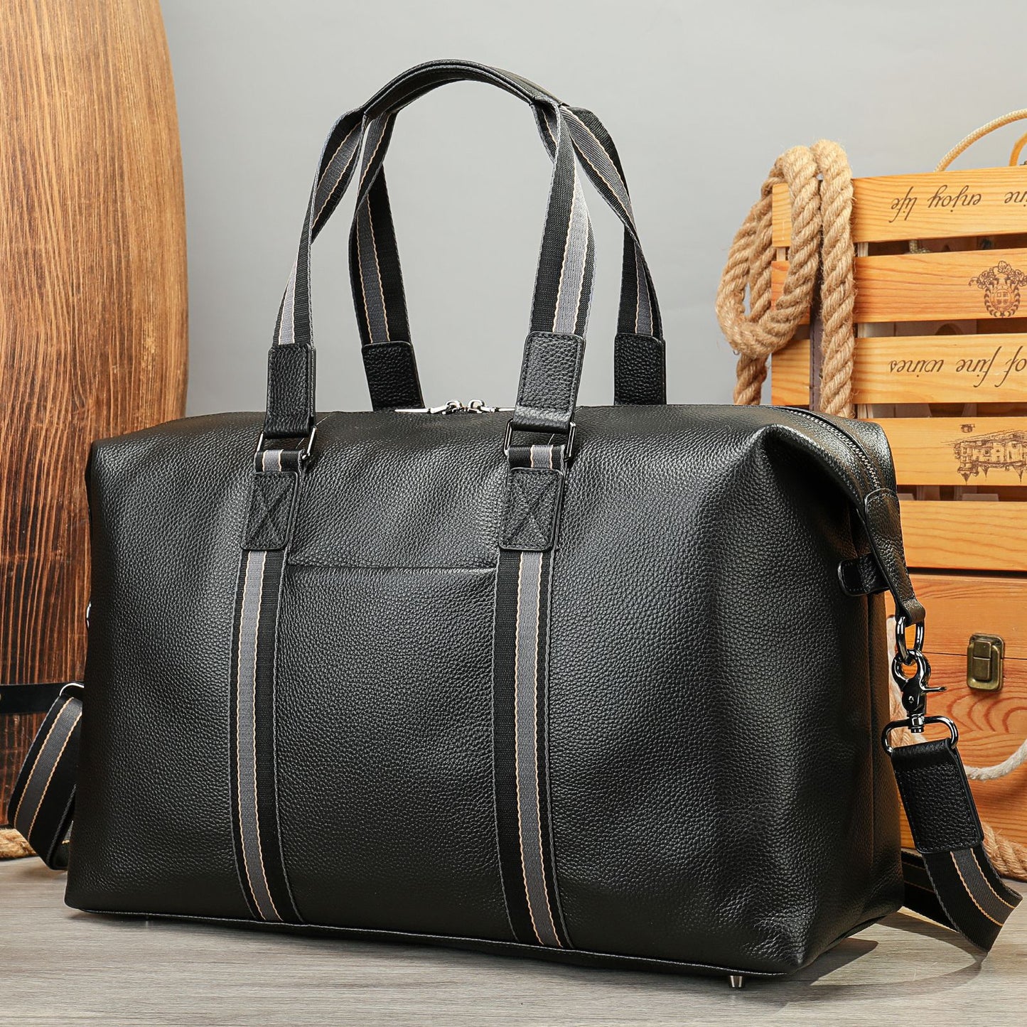 Túi Du Lịch - Da Bò - Unisex - H040675