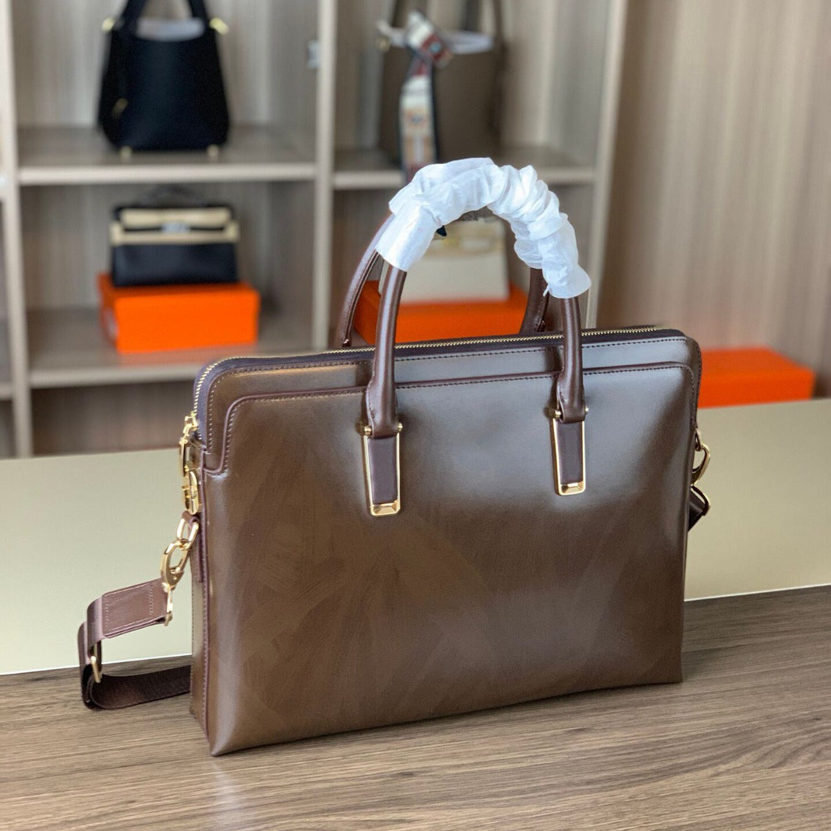 Túi Xách - Da Bò - Nam - H057678