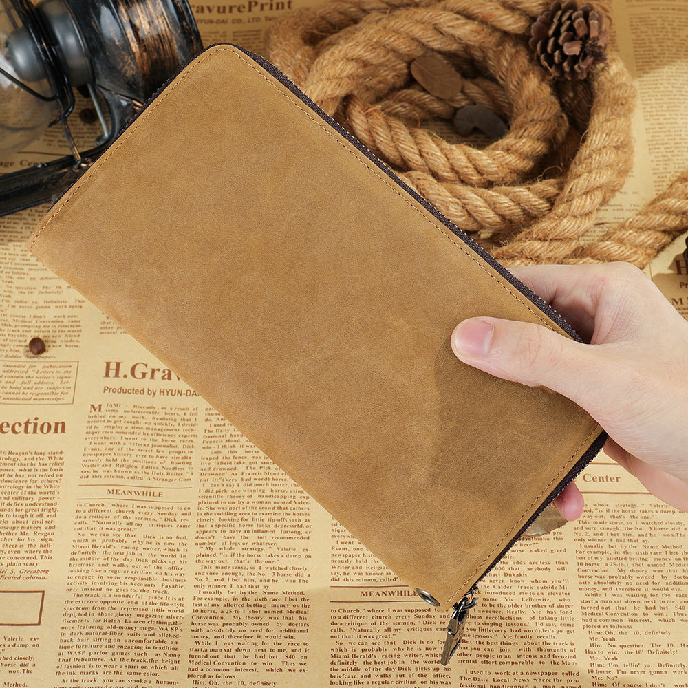 Ví Bóp Cầm Tay - Da Bò - Nam - H043401