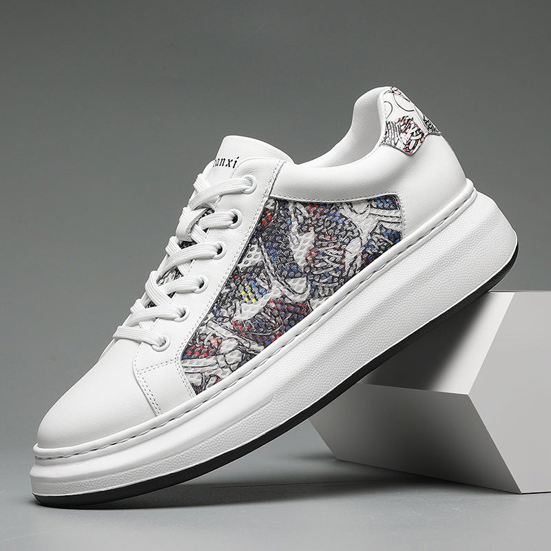 Giày Thể Thao Tăng Chiều Cao - Phối Lưới - Nam - H050413