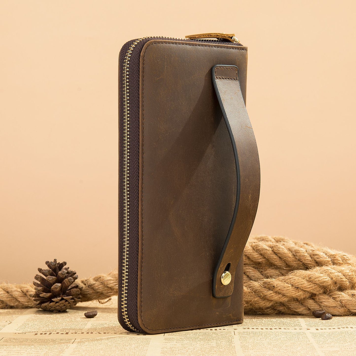 Ví Bóp Cầm Tay - Da Bò - Nam - H043416