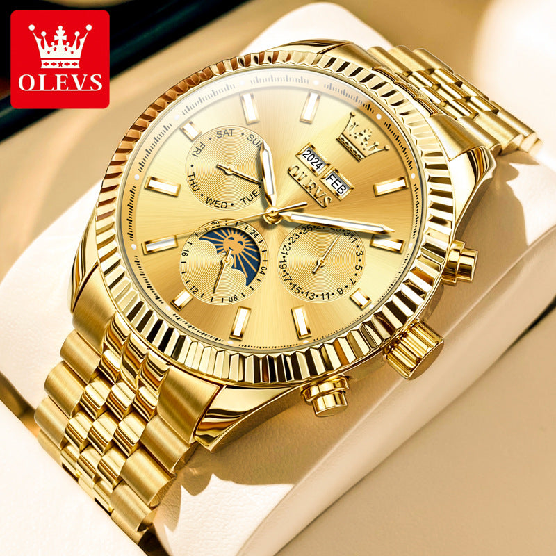 Đồng Hồ - Kim Dạ Quang - Nam - H049101