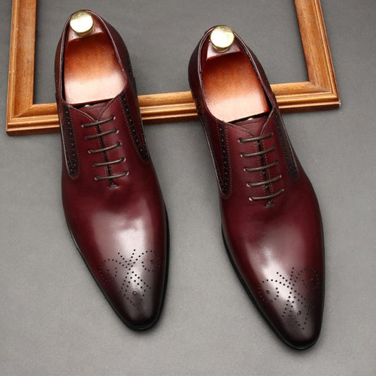 Giày da mũi nhọn nam H071715