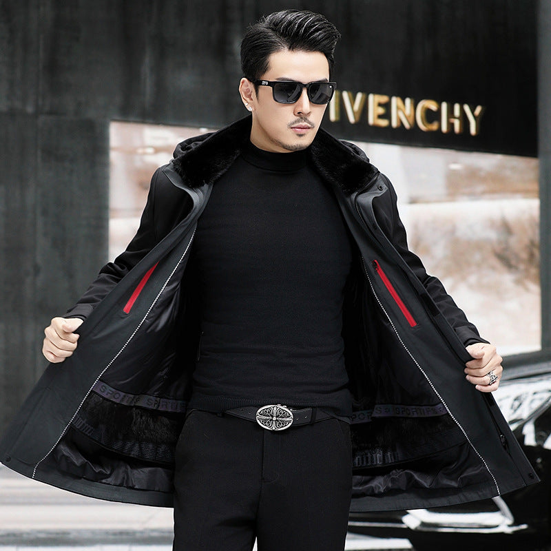 Áo Có Mũ - Dáng Dài - Nam - H035046