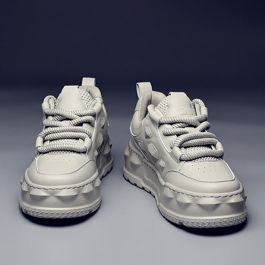 Giày Thể Thao Trắng - Da Bò - Nam - H050335