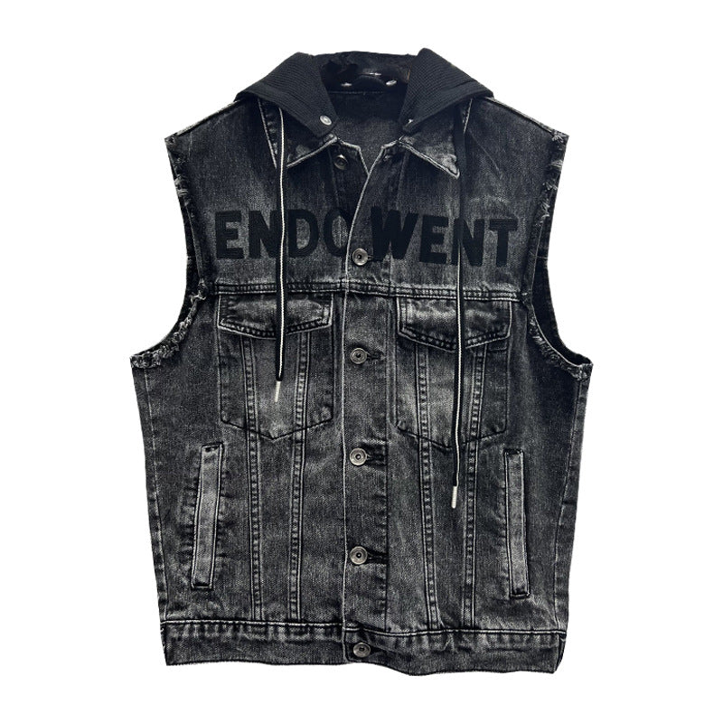 Áo Có Mũ - Vải Jean Bò - Nam - H022452