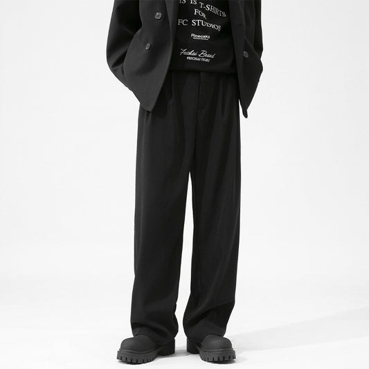 Quần Âu Dáng Rộng Suông - Thuần 100% - Nam - H071264