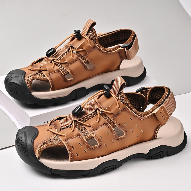 Dép Sandal - Da Bò - Nam - H051807