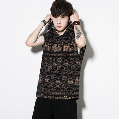 Áo Có Mũ - Vải Sợi Bông - Nam - H032905