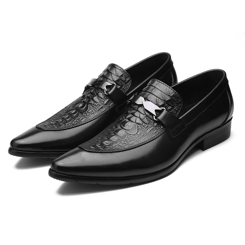 Giày da da bò nam H071724