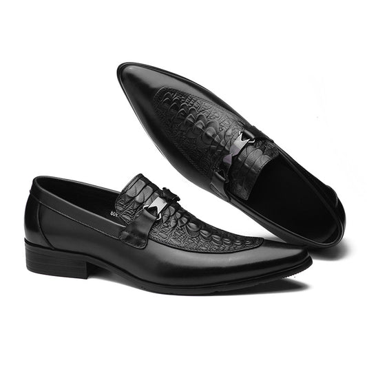 Giày da da bò nam H071724