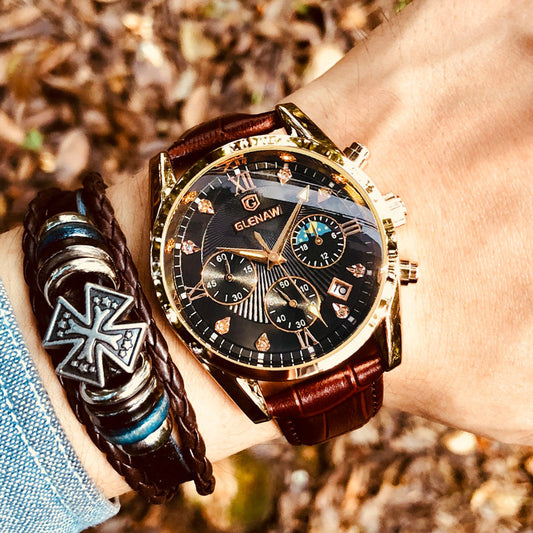 Đồng Hồ - Kẻ Caro - Nam - H042300