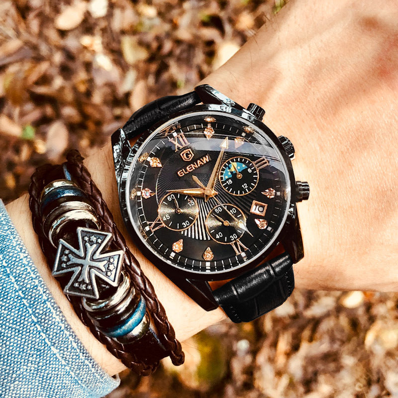 Đồng Hồ - Kẻ Caro - Nam - H042300