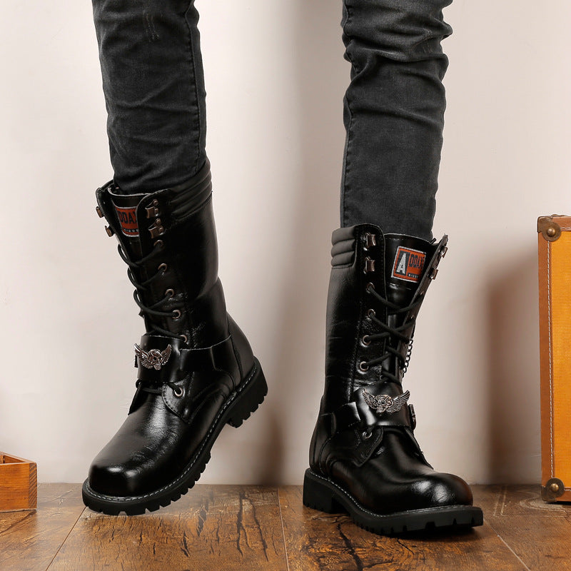 Giày Boots - Vải Jean Bò - Nam - H058730