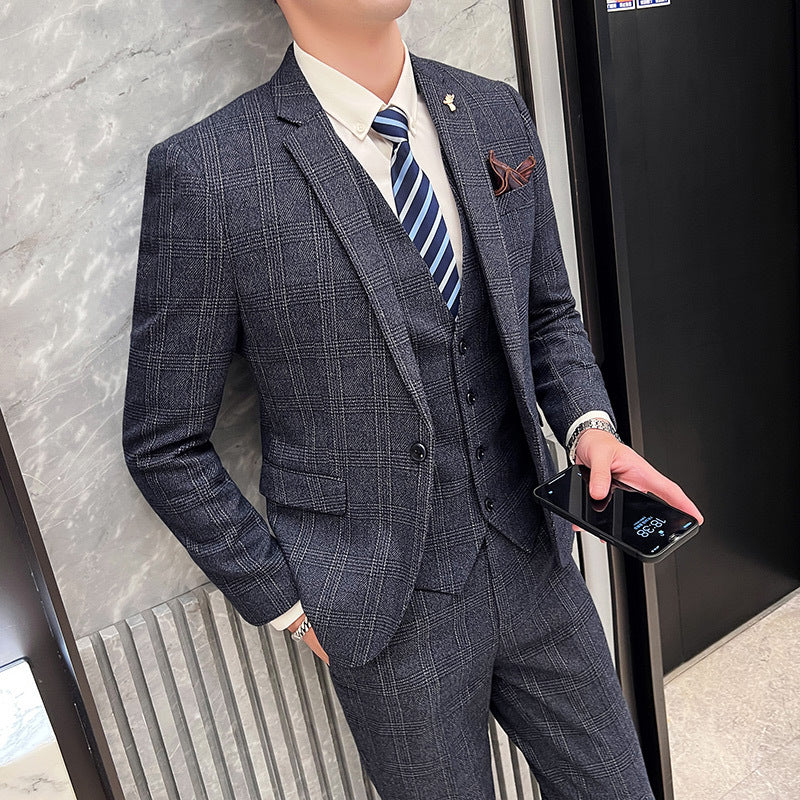 Bộ Đồ - Kẻ Caro - Nam - H059580