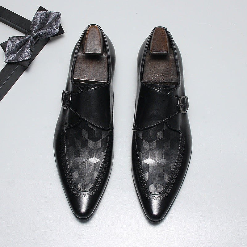 Giày da da bò nam H071703