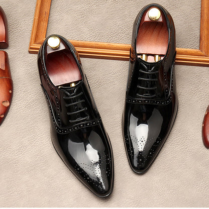 Giày da da bò nam H071719