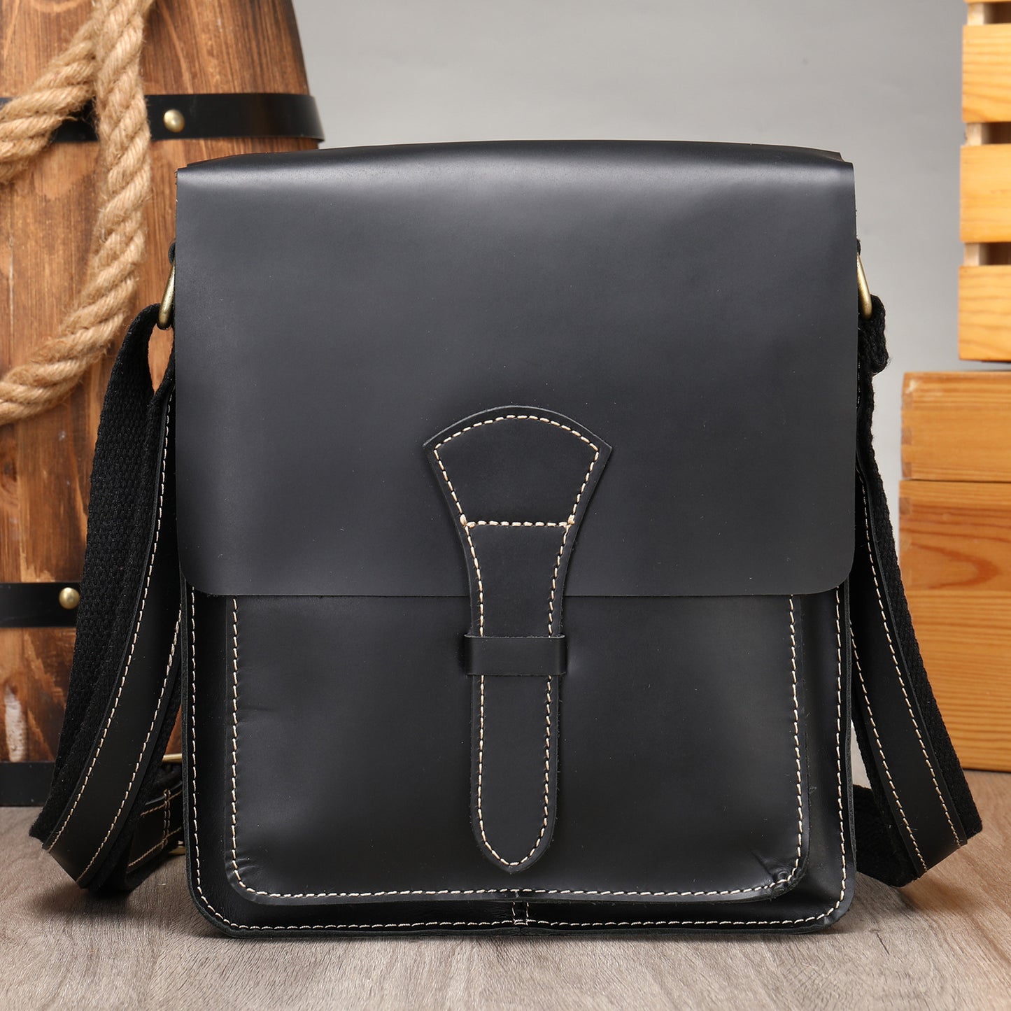 Túi Đeo Vai - Da Bò - Nam - H043425