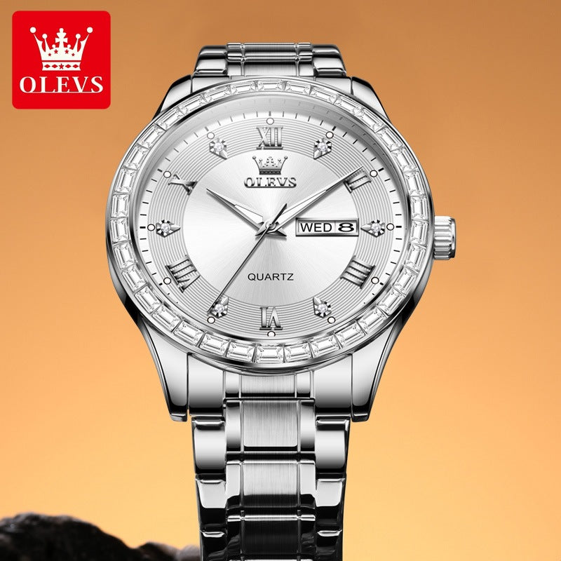 Đồng Hồ - Kim Dạ Quang - Nam - H049223