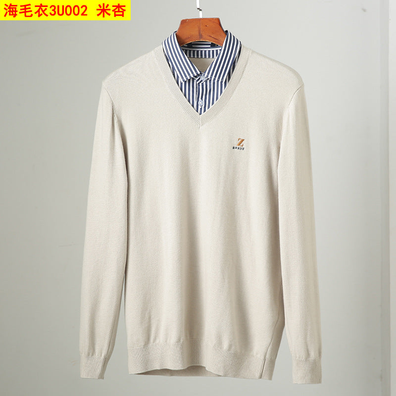 Áo Len - Thêu Chỉ Nổi - Nam - H049938