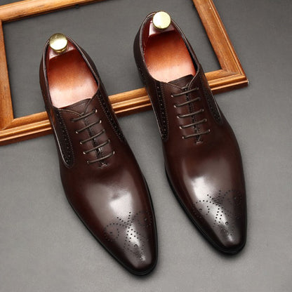 Giày da mũi nhọn nam H071715