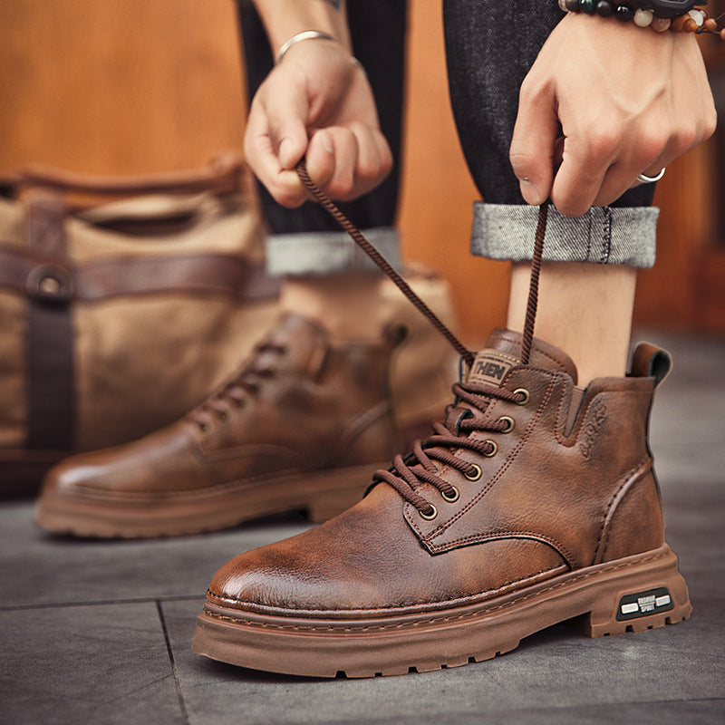 Boots Cổ Thấp - Thu Đông - Nam - H050951