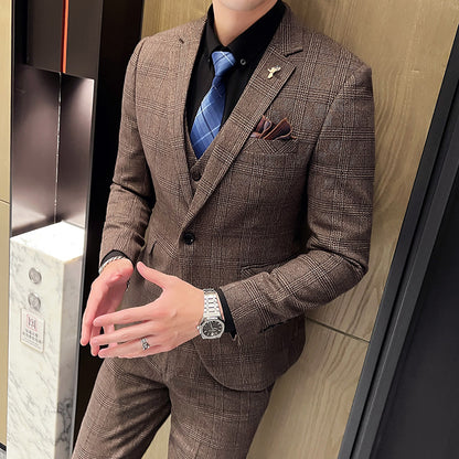 Bộ Đồ - Kẻ Caro - Nam - H059580