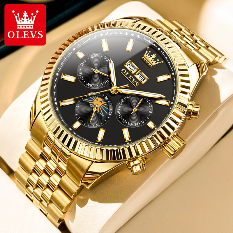 Đồng Hồ - Kim Dạ Quang - Nam - H049101