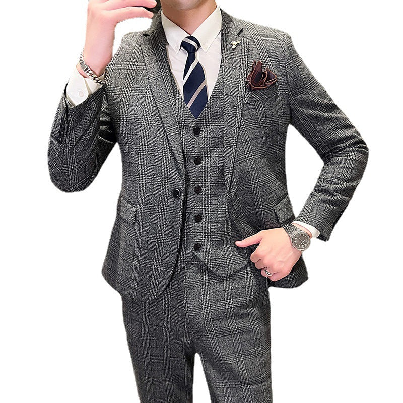 Bộ Đồ - Kẻ Caro - Nam - H059580