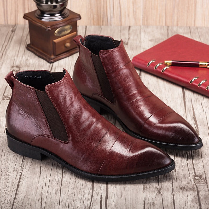 Giày boots vải jean bò nam H071729