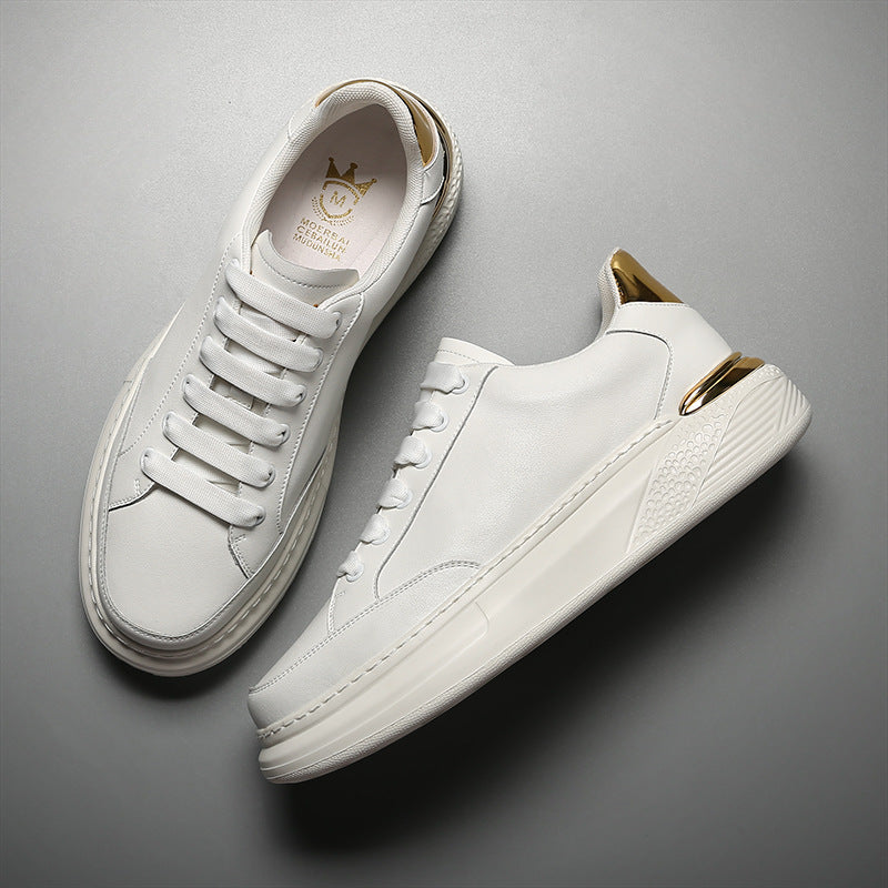 Giày Thể Thao Trắng - Da Bò - Nam - H050438