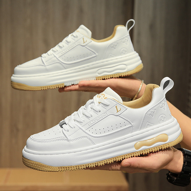 Giày Thể Thao Tăng Chiều Cao - Da Bò - Nam - H050930