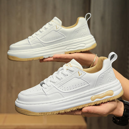 Giày Thể Thao Tăng Chiều Cao - Da Bò - Nam - H050930