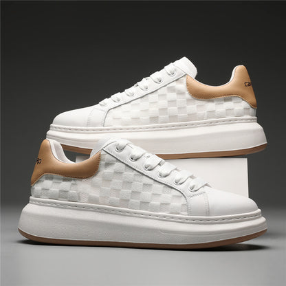 Giày Thể Thao Trắng - Da Bò - Nam - H050421