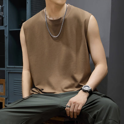 Áo T shirt Áo thun - Vải Sợi Bông - Nam - H008178