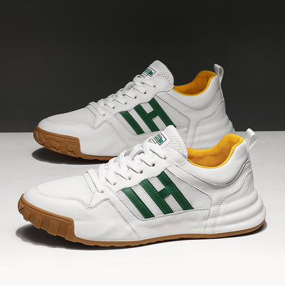 Giày Thể Thao Trắng - Da Bò - Nam - H050439