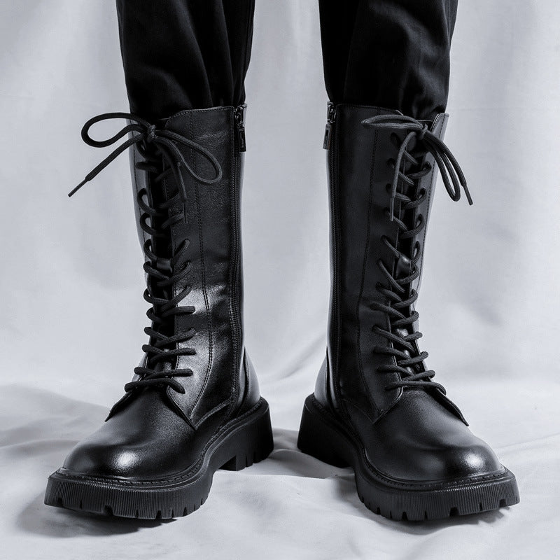 Boots Cổ Cao - Da Bò - Nam - H058740