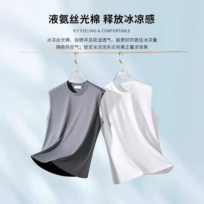 Áo T shirt Áo thun - Vải Sợi Bông - Nam - H008178