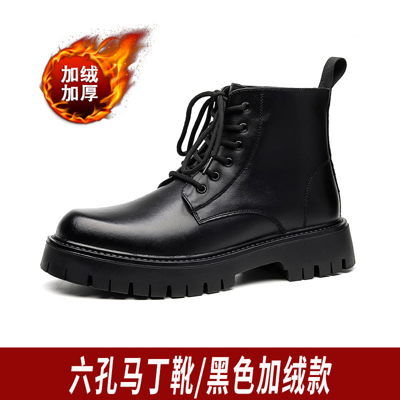 Boots Cổ Thấp - Da Bò - Nam - H063945