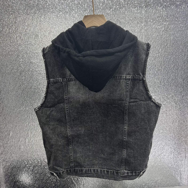 Áo Có Mũ - Vải Jean Bò - Nam - H022452