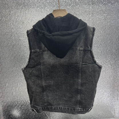 Áo Có Mũ - Vải Jean Bò - Nam - H022452