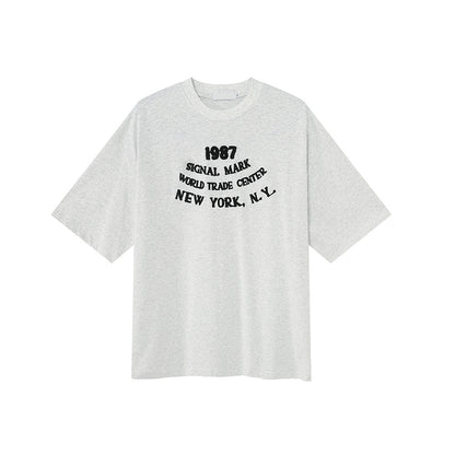 Áo T shirt Áo thun - Vải Sợi Bông - Nam - H007707