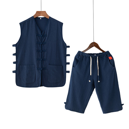 Bộ Đồ - Vải Sợi Bông - Nam - H066662