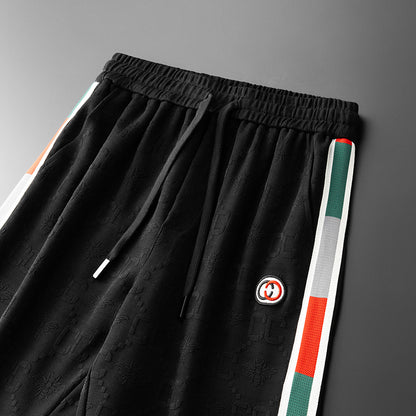 Quần jogger thêu chỉ nổi nam H072041