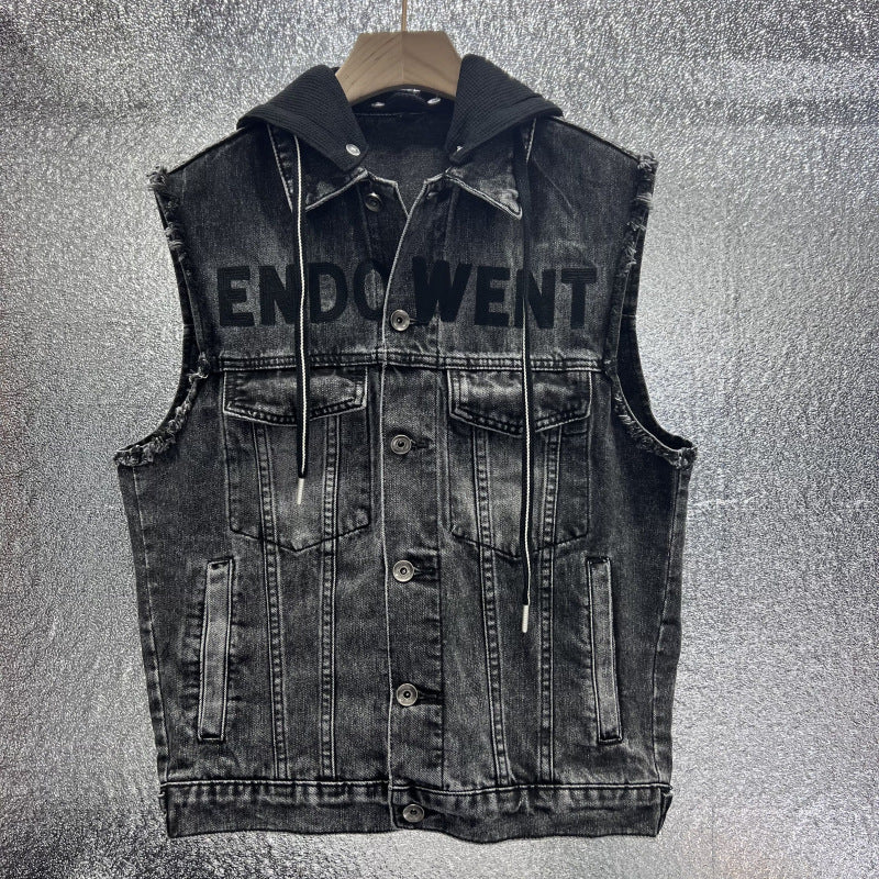 Áo Có Mũ - Vải Jean Bò - Nam - H022452