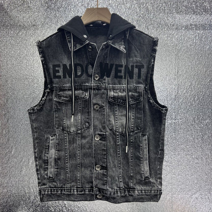 Áo Có Mũ - Vải Jean Bò - Nam - H022452